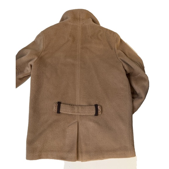 Vintage 60's Sportster Coat Mens LG Tan 100% Wool Blend Car Pea Overcoat Fenway - Picture 10 of 10